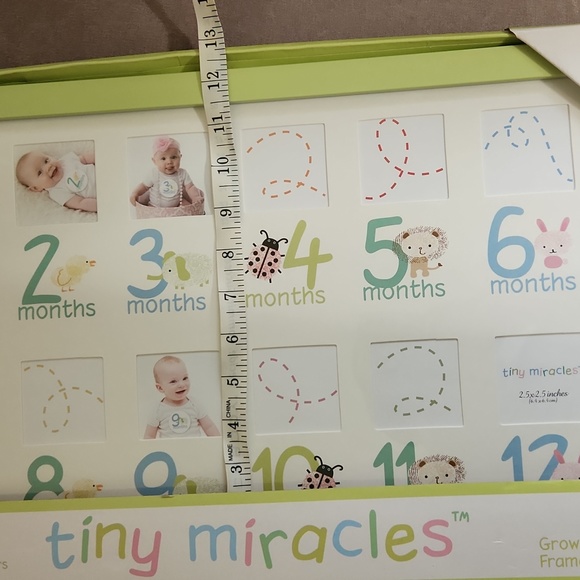 Tiny Miracles Birth thru 12 month Baby Photo Frame. NWT - Picture 8 of 8